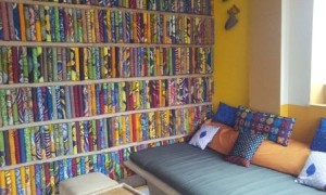 644 fabric wall